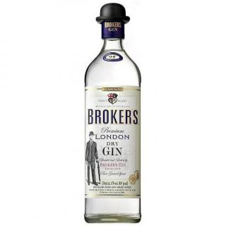 Broker's Premium London Dry Gin 40% 0,7 l (čistá fľaša)