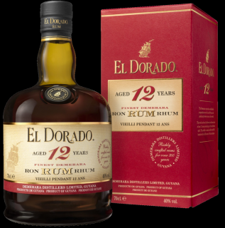 El Dorado Rum 12y 40% 0,7 l (kartón)