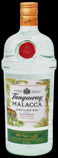 Gin Tanqueray Malacca 41,3% 1 l Le (čistá fľaša)