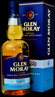 Glen Moray Elgin Classic Peated Single Malt 40% 0,7 l (kartón)
