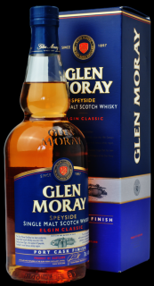 Glen Moray Elgin Classic Port Cask Finish 40% 0,7 l (kartón)