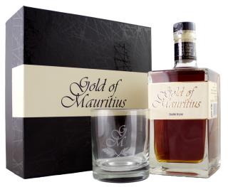 Gold of Mauritius Dark Rum 40% 0,7 l (darčekové balenie 1 pohár)