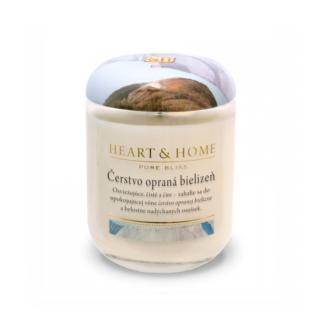 Heart & Home Čerstvo opraná bielizeň 340g - veľká sviečka