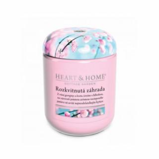 Heart & Home Rozkvitnutá záhrada 340g - veľká sviečka