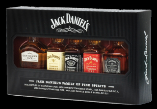 Jack Daniel's Family mini 39% 5 x 0,05 l (set)