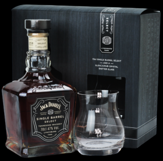 Jack Daniel's Single Barrel + pohár 45% 0,7L