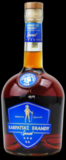 Karpatské Brandy Špeciál VS 38% 0,7 l (čistá fľaša)
