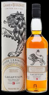 Lagavulin 9y Game of Thrones House Lannister 46% 0,7 l (tuba)