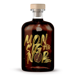 Monsignor Rum Coffee by Separ 40% 0,5 l (čístá fľaša)