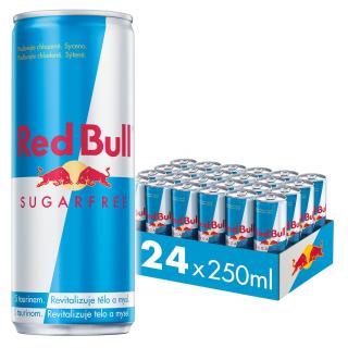 Red Bull Sugarfree energetický nápoj 24x250 ml