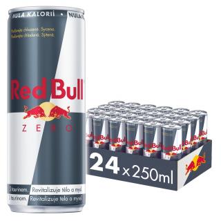 Red Bull Zero energetický nápoj 24x250 ml