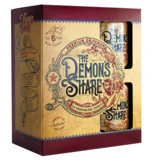 The Demon`s Share Rum 6y 40% 0,7 l (dárčekové balenie 2 poháre)