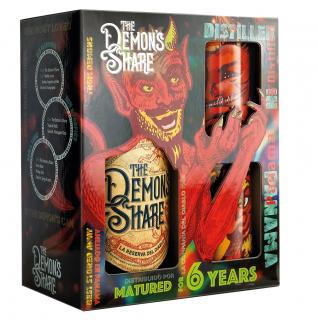 The Demon's Share Rum El Diablo Set, 40 %, 0.7l