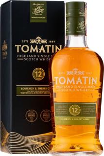 Tomatin 12y 43% 0,7 l (kazeta)