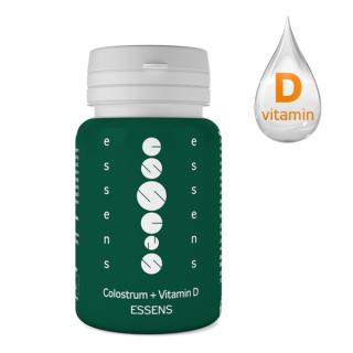 ESSENS vitamínový doplnok Colostrum + Vitamin D 60 kapsúl