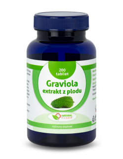 Natural Pharm Graviola (annona muricata) tablety 100 ks