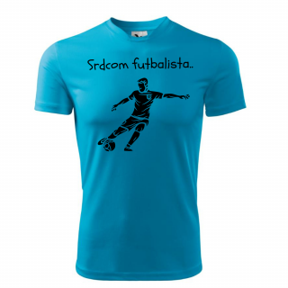 Funkčné tričko futbalista Veľkosť: XL, Farba: Modrá strong