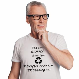 Vtipné tričko recyklovaný Veľkosť: 3XL, Farba: Biela