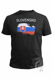 Tričko čierne Slovensko