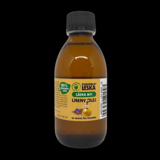 LÁSKA A01 Ľanový olej s vitamínom E 200 ml