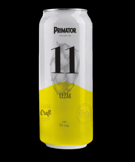 Primátor 11° Ležiak - 0,5l plech