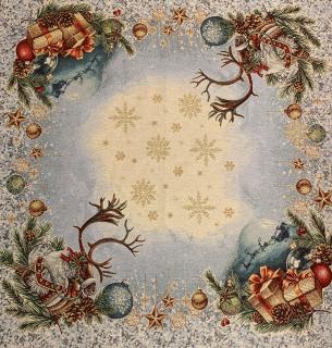 Vianočný gobelínový obrus (100x100) (Vianočný gobelínový obrus (100x100))
