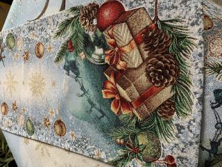 Vianočný stredový gobelínový obrus (37x97) (Vianočný stredový gobelínový obrus (37x97))