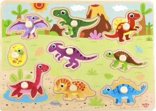 Vkladacie puzzle Dinosaury