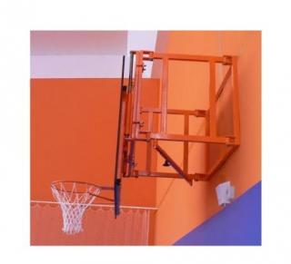 Basketbalová konštrukcia DOR-SPORT, dos. 1200x900mm, otočná, vys. 300-950 mm (Vnútorná cvičná otočná basketbalová konštrukcia pre dosku s rozmermi 1200x900 mm s vysadením 300-950 mm.)