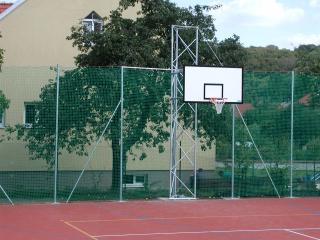 Basketbalová konštrukcia DOR-SPORT, priehradová, pevná, vys. 2700 mm (Priehradová basketbalová konštrukcia s vysadením do 2700 mm.)