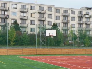 Basketbalová konštrukcia DOR-SPORT, priehradová, pevná, vys. 4500 (Vonkajšia priehradová basketbalová konštrukcia s vysadením do 4500 mm.)