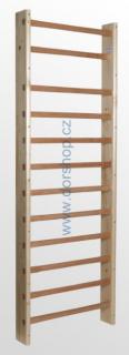 Rebriny izbové DOR-SPORT 215x80 cm, 13 priečok, multiplex + kotvenie (Izbové drevené rebriny so zvýšenou pevnosťou priečok z multiplexu.)