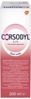 Corsodyl ústna voda 0.1% 200 ml