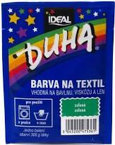 Dúha farba na textil zelená