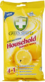 Green Shield Household Surface Wipes 4v1 pre domácnosť vlhčené obrúsky 50 ks