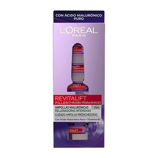 L&#39;Oréal Revitalift Filler vyplňujúci hyalurónové sérum v ampulkách 7 x 1,3 ml