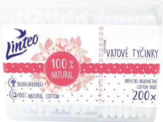 Linteo papier.vatové tyčinky box 200ks