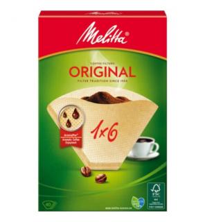 Melitta Filtertüten naturbraun 1x6, 40 St