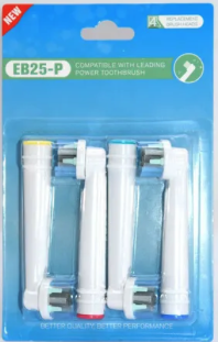 Náhradná hlavica EB25-P 4ks kompatibilná s Oral-B Genius, Oral-B SmartSeries, Oral-B PRO a Oral-B Vitality