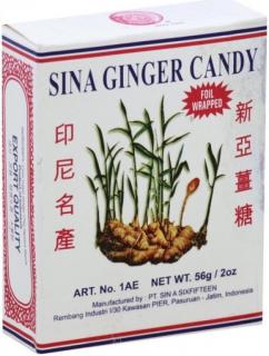 Sina Ginger Candy Cukríky zázvorové 56g