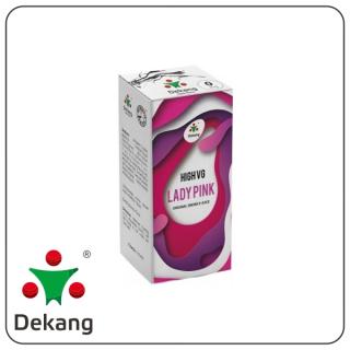 Dekang High VG 10ml - 0mg/ml Lady Pink (Čučoriedka s broskyňou)