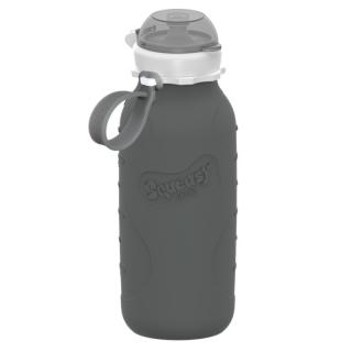 Squeasy Gear silikónová kapsička 480 ml - sivá