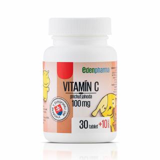 Vitamín C 100 mg junior Príchuť: Jahoda