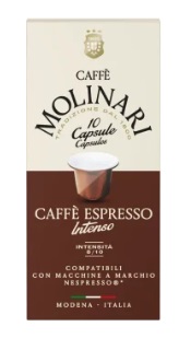 Caffé MOLINARI Nespresso Intenso 10 ks kávová kapsula