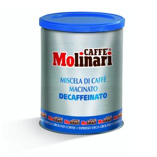 káva Caffé MOLINARI FIVE STAR - "CINQUE STELLE" bezkofein 250g mletá