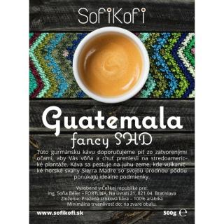 káva zrnková SofiKofi Guatemala fancy SHD 100 % Arabika 500 g, Výber gramáže kávy 500g