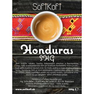 káva zrnková SofiKofi Honduras SHG 100% Arabika, Výber gramáže kávy 500g