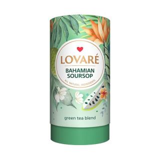 LOVARÉ Bahamian Soursop, sypaný zelený čaj s príchuťou 80g