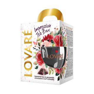 LOVARÉ Impression Tea Box 56g (28 pyramíd) darčekové balenie