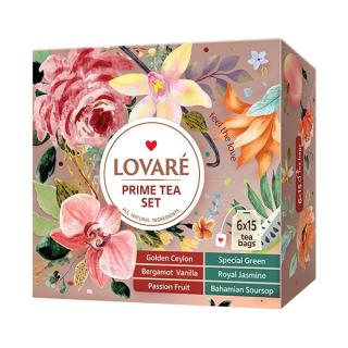 LOVARÉ Prime Tea Set 157,5g (90 porc.) darčekové balenie